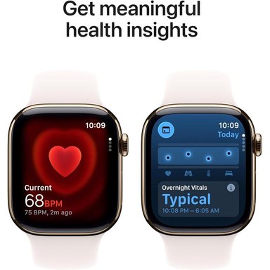 APPLE WATCH SERIES 11 GOLD TITANIO (GPS + CELLULAR 42MM) + SPORT BAND LIGHT BLUSH S/M - 4