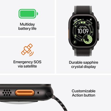 APPLE WATCH ULTRA 3 (GPS + CELLULAR 49MM) | NATURAL TITANIO + MILANESE LOOP NATURAL TITANIO M - 2