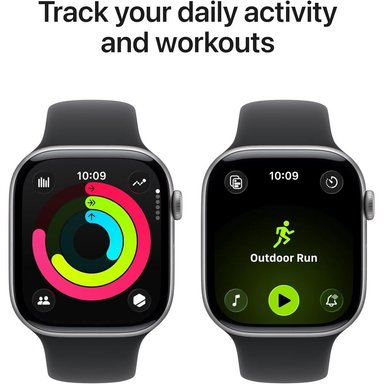 APPLE WATCH SERIES 11 SPACE GRAY ALUMINIO (GPS 46MM) + SPORT BAND NEGRO M/L - 3
