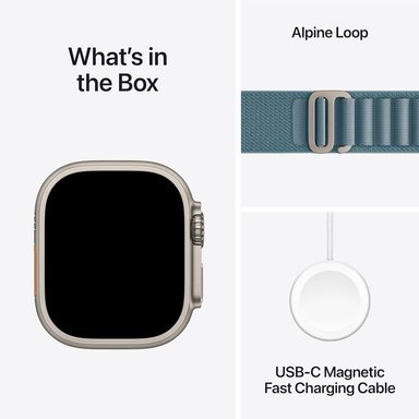 APPLE WATCH ULTRA 3 (GPS + CELLULAR 49MM) | NATURAL TITANIO + ALPINE LOOP AZUL CLARO L - 6