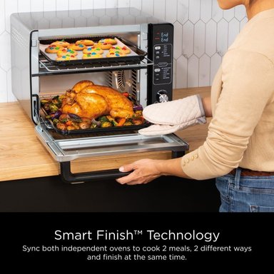 NINJA HORNO DOBLE DCT401 12 EN 1 60.7 OZ / 1.8 L | ACERO INOXIDABLE - 5