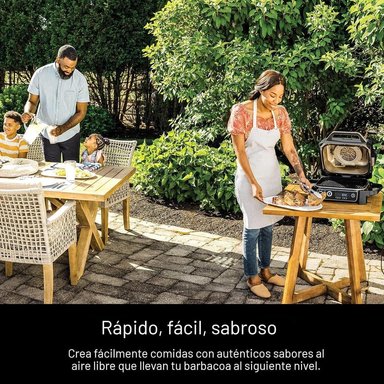 NINJA PARRILLA EXTERIOR WOODFIRE OG751 7 EN 1, XL | GRIS - 3