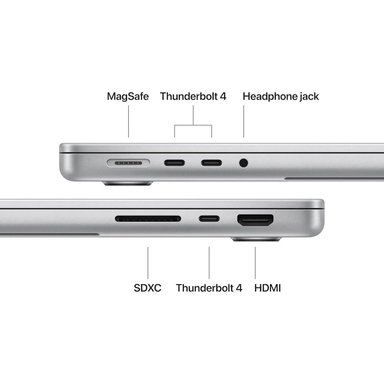 MACBOOK PRO M5 (2025) 14' 16GB RAM 1TB SSD | SILVER - TECLADO INGLÉS - 3