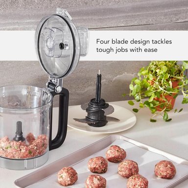 KITCHENAID, PROCESADOR 9 QT / 8.5 L + BATIDORA DE MANO VELOCIDAD VARIABLE | ROJO - 4