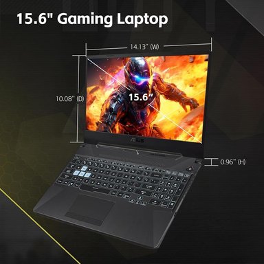 LAPTOP TUF A15 15.6' RYZEN 7 RTX 3050 16GB 512GB SSD ASUS | NEGRO (TECLADO INGLÉS) - 6