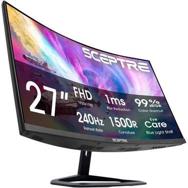 SCEPTRE C275B-FWT240 CURVO MONITOR 27' FULL HD 240HZ - 1