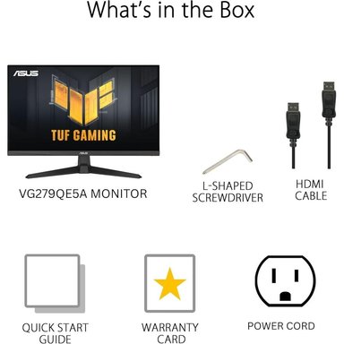 ASUS TUF GAMING VG279QE5A MONITOR 27' FULL HD 144HZ - 6