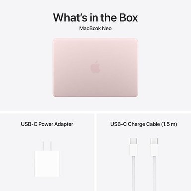 MACBOOK NEO 13' (2026) CHIP A18 PRO 8GB RAM 512GB SSD | BLUSH - TECLADO INGLÉS - 7