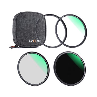 FILTRO K&F CONCEPT MAGNETIC 3 EN 1 KIT UV + CPL + ND1000 + ESTU-82MM SKU1657 - 1