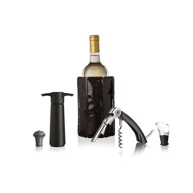 SET ACCESORIOS BAR MULTICOLOR VINO VACU VIN ORIGINAL - 2