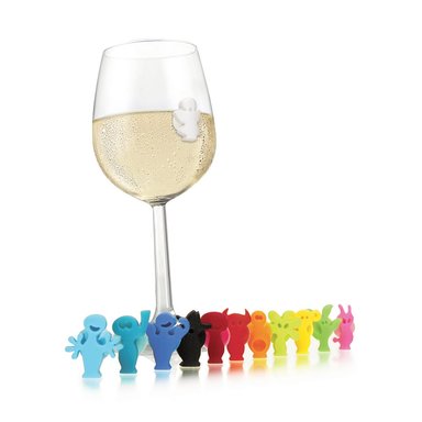MARCADOR MULTICOLOR VASO VACU VIN PARTY PEOPLE X12UNID - 2