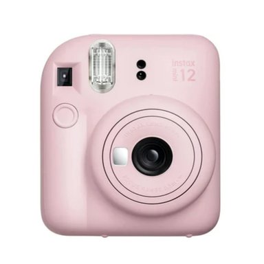 CÁMARA FUJIFILM MINI 12 INSTAX ROSA + ESTUCHE TRANSPARENTE - 2