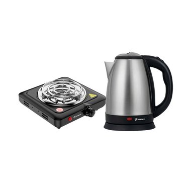 COCINA DE MESA IMACO 1H + HERVIDOR 1.8 LT KE1801 - 1