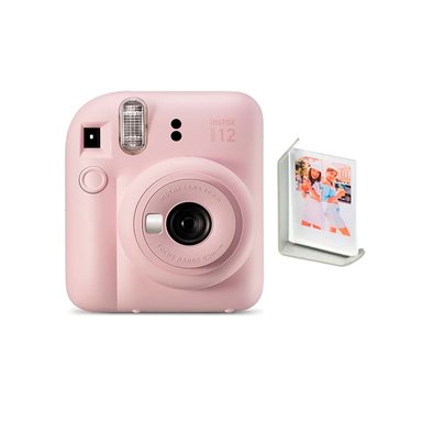 CAMARA FUJIFILM INSTAX MINI 12 ROSADO+5PORTAFOTOS+MARCO - 3