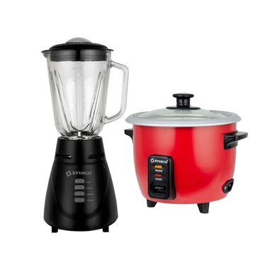 COMBO LICUADORA IMACO+ ARROCERA+ CAFETERA+ SANDWICHERA+ PLANCHA - 4