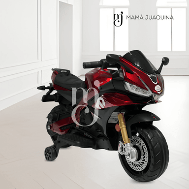 MOTO A BATERÍA PARA NIÑOS «YAMAHA» LICENCED ROJO - 2