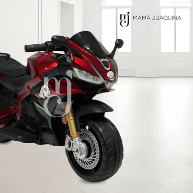 MOTO A BATERÍA PARA NIÑOS «YAMAHA» LICENCED ROJO - 4