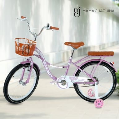 BICICLETA PARA NIÑA ARO 16 «LADY» ROSADO - 4