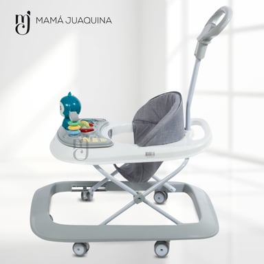ANDADOR EBABY CON BANDEJA MUSICAL FALL GUYS GRIS - 4