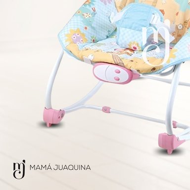SILLA MECEDORA BABY HERSHA MUSICAL EDICIÓN LIMITADA CELESTE - 3
