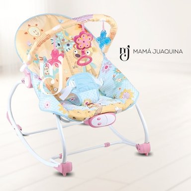 SILLA MECEDORA BABY HERSHA MUSICAL EDICIÓN LIMITADA CELESTE - 4