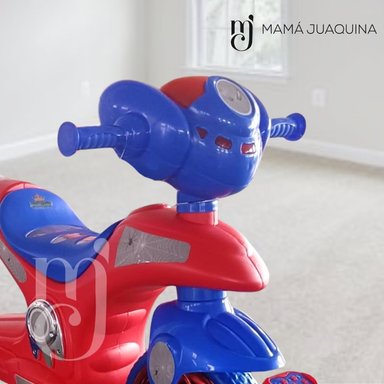TRIMOTO A PEDAL BABY SERVANN ROJO NIÑOS MUSICAL - 3