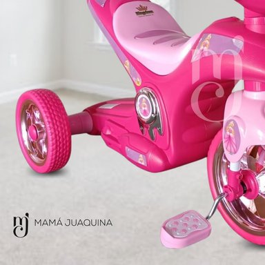 TRIMOTO A PEDAL BABY SERVANN ROSA NIÑOS MUSICAL - 2