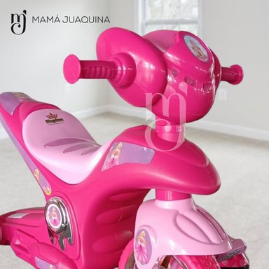TRIMOTO A PEDAL BABY SERVANN ROSA NIÑOS MUSICAL - 3