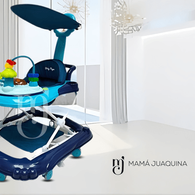 ANDADOR CARRUSEL MUSICAL BABY SEELE AZUL - 3