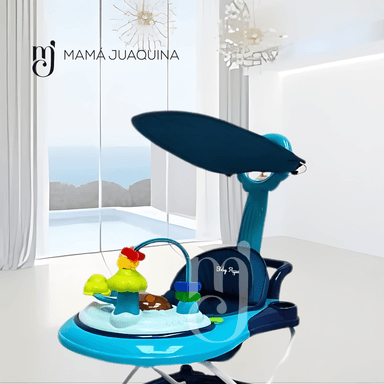 ANDADOR CARRUSEL MUSICAL BABY SEELE AZUL - 4