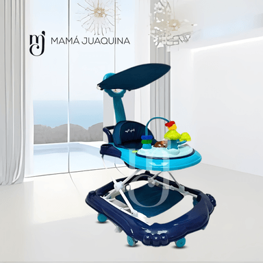 ANDADOR CARRUSEL MUSICAL BABY SEELE AZUL - 5