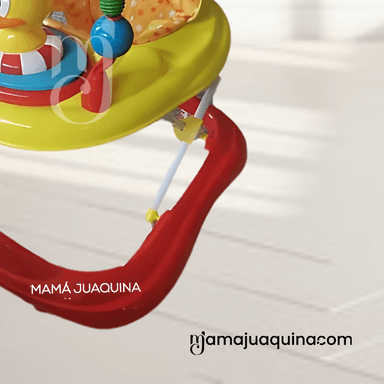 ANDADOR PARA BEBÉS 3 EN 1 «DUCKY LUCKY» CON TABLERO MUSICAL ROJO - 3