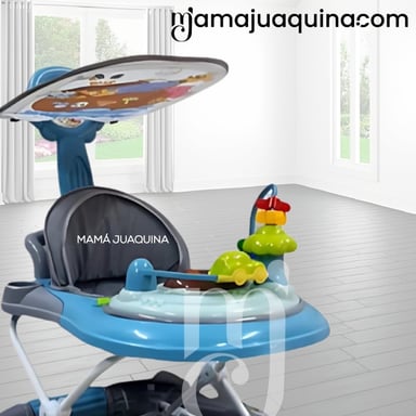 ANDADOR CON TABLERO MUSICAL «FIRST WALK» GRIS - 2