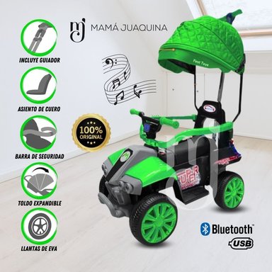 CORREPASILLO A BATERÍA «KARTMARIO» CON BLUETOOTH VERDE - 1