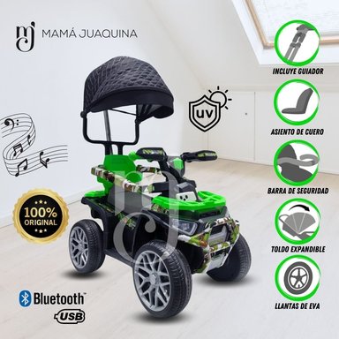 CORREPASILLO A BATERÍA «TERRA FORCE» CON BLUETOOTH VERDE - 1