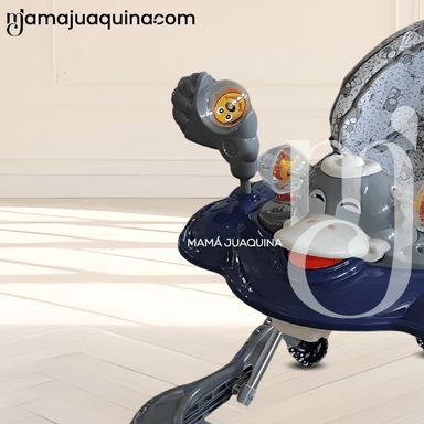 ANDADOR CON TABLERO MUSICAL «DUCKY PLUS» CON BLUETOOTH GRAY - 2