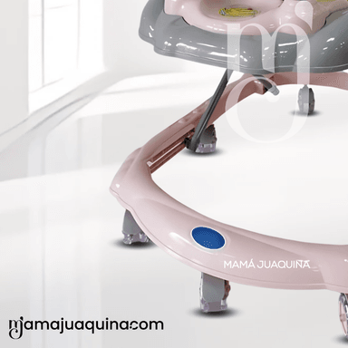 ANDADOR MUSICAL PLEGABLE «CUTE MONKEY» CON BLUETOOTH LIGHT BLUE - 4