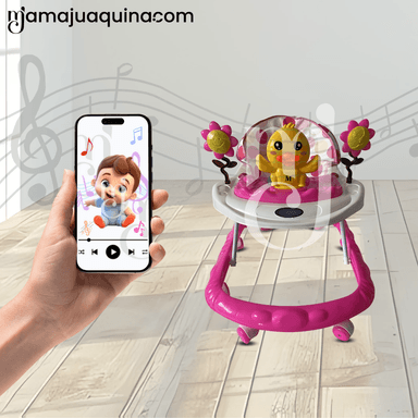 ANDADOR MUSICAL PARA BEBÉS «CHICKIE» CON BLUETOOTH PINK - 5