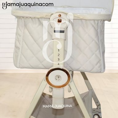 COLECHO MECEDORA PLEGABLE 2 EN 1 «LONE» DE LUJO BEIGE - 4