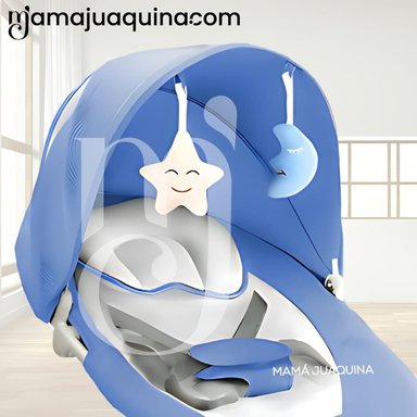 SILLA MECEDORA DIDACTICA «STAR» CON BLUETOOTH BLUE - 3