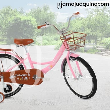 BICICLETA PARA NIÑA ARO 20 «NEW LADY» CON CANASTA PINK - 3