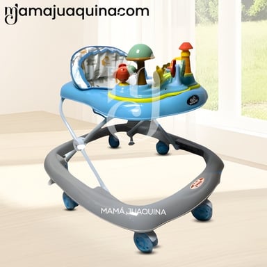 ANDADOR CON TABLERO MUSICAL «HONGUITO II» LIGHT BLUE - 2
