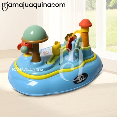 ANDADOR CON TABLERO MUSICAL «HONGUITO II» LIGHT BLUE - 3