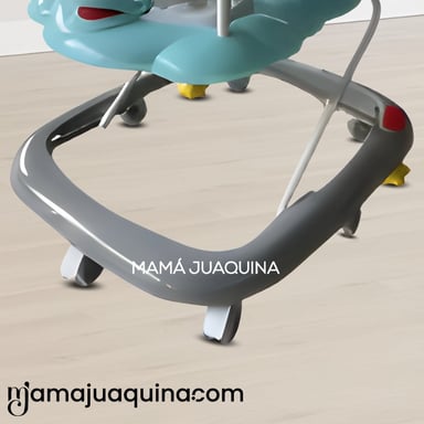 ANDADOR CON TABLERO MUSICAL «UGLY DUCKY» SKY BLUE Y GREY - 4