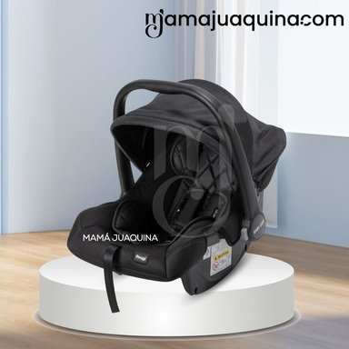 PORTABEBÉ DE LUJO «REMI» MANGO REGULABLE BLACK - 2