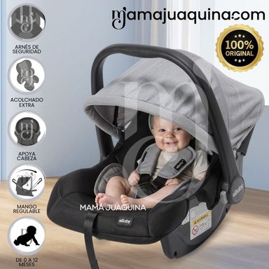 PORTABEBÉ DE LUJO «REMI» MANGO REGULABLE GRAY - 1