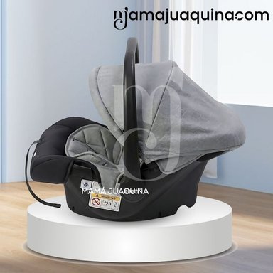 PORTABEBÉ DE LUJO «REMI» MANGO REGULABLE GRAY - 3