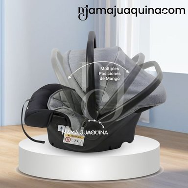 PORTABEBÉ DE LUJO «REMI» MANGO REGULABLE GRAY - 4