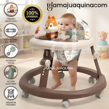 ANDADOR CON TABLERO DIDÁCTICO «NUTTY II» EDICIÓN ESPECIAL BROWN - 1