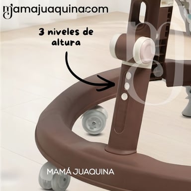 ANDADOR CON TABLERO DIDÁCTICO «NUTTY II» EDICIÓN ESPECIAL BROWN - 3